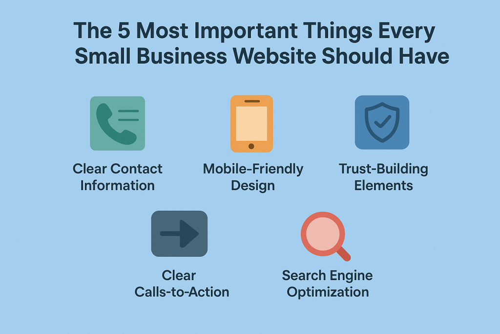 The 5 Most Important Things Every Small Business Website Should Have